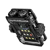 Dual LED Portable Keychain Light 600mAh USB Rechargeable Camping Pocket Lantern