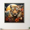 Diamond Painting-DIY Full Round Drill Field Tiger