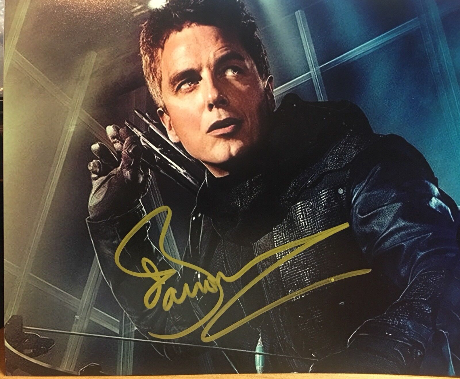 John Barrowman Signed 8x10 Photo Poster painting Aarow Torchwood Dr Who COA D11