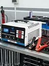 12V 24V Car Battery Charger LED Display Battery Maintainer Desulfator with Cable Clamps Overcharge Protection for Vehicle Motorcycle Boat Lead-acid Batteries