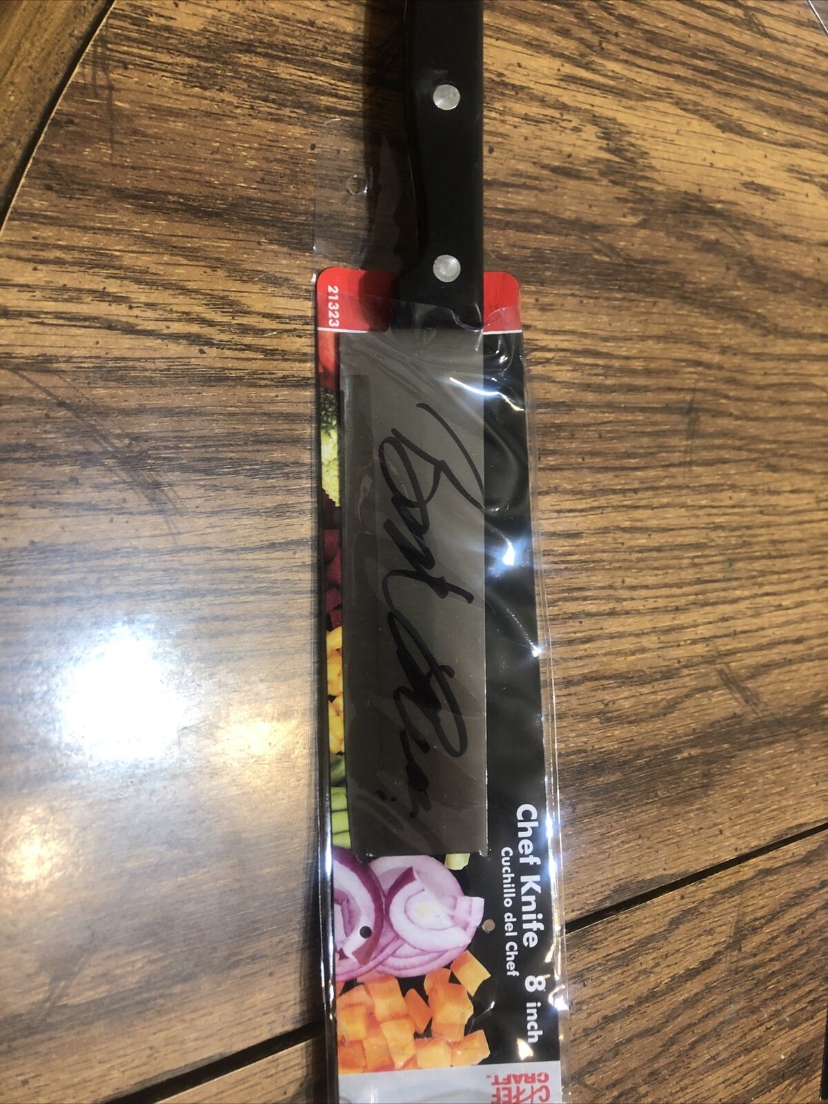 2021 Bam Horror October Celebrity signed by Brad Loree knife Beckett Holo COA