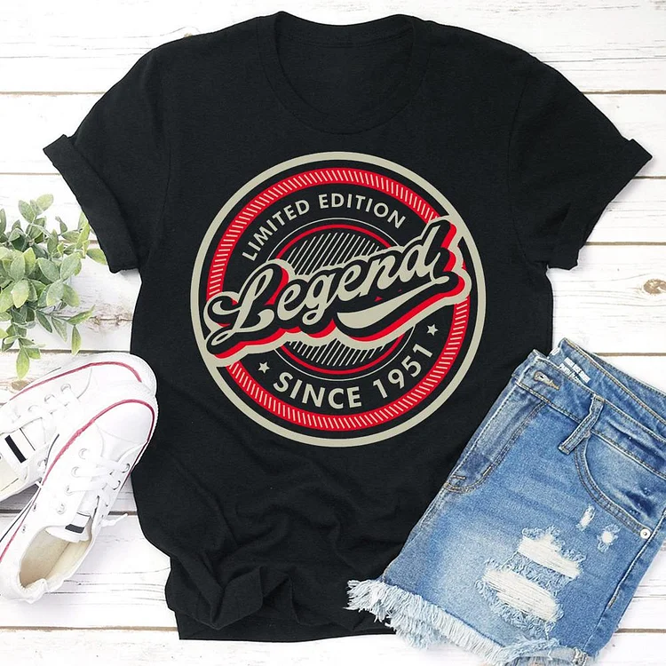 legend 1951 Birthday gift T-shirt Tee -03008-Annaletters