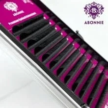 Khalesexx Lashes Abonnie  JBCD Curl Individual Lashes Black Mink  False Eyelashes  Premium Volume Lashes Fake Cilios 12rows All Size 8-17mm