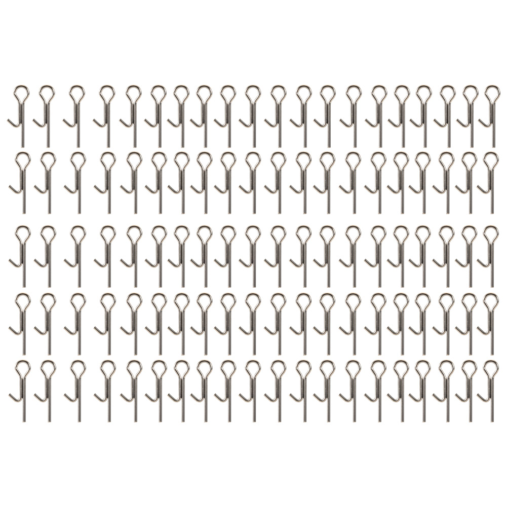 

100pcs Fishing Hook Connecting Pins Fixed Lock Assist Soft Lure Bait Tackle, 501 Original