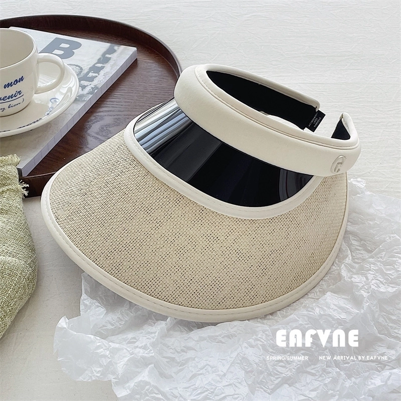 Women’s Casual Solid Color Curved Eaves Sun Hat