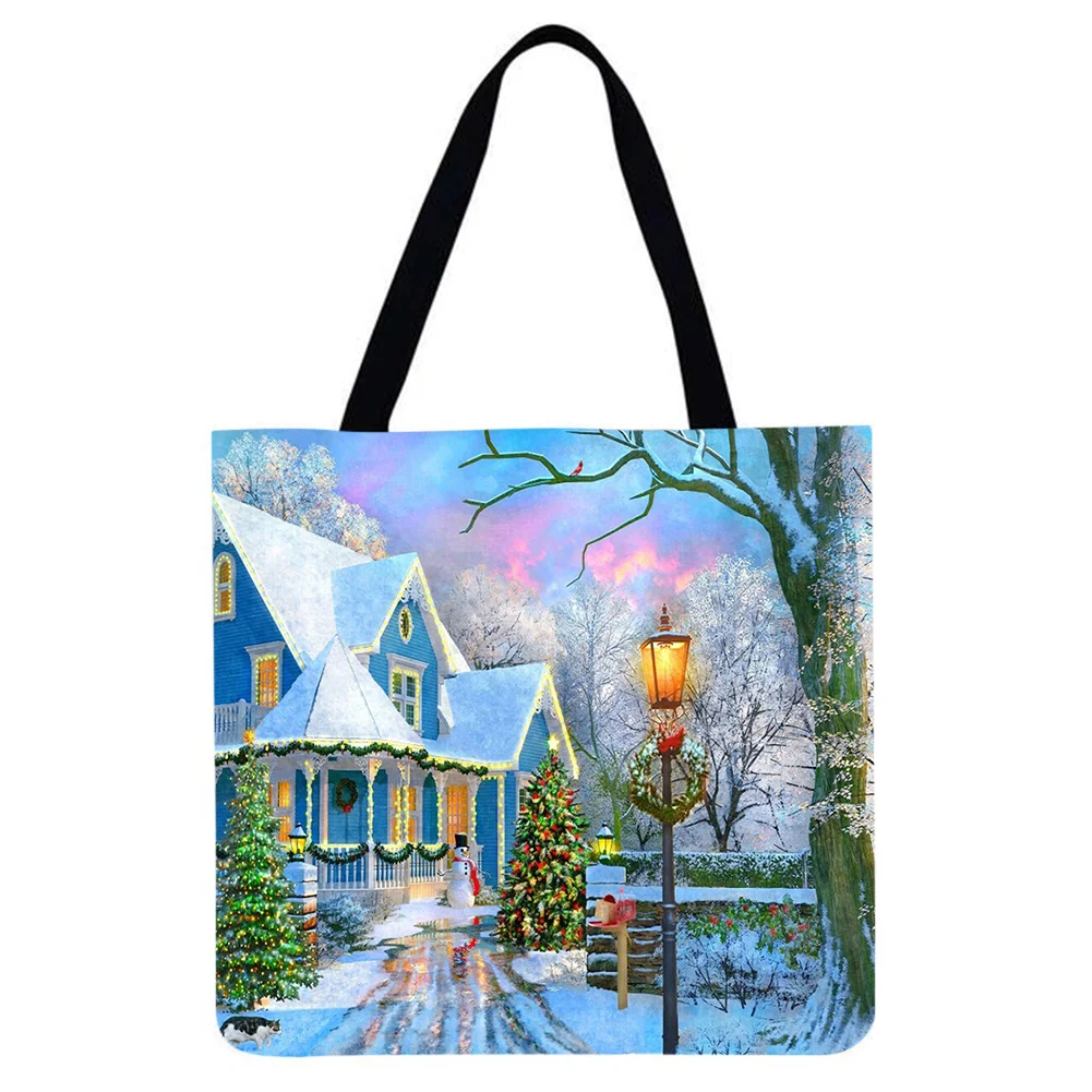 Linen Tote Bag-Figure