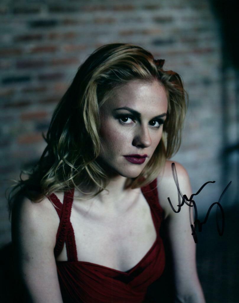 Anna Paquin signed 8x10 Photo Poster painting Picture autographed Pic includes COA