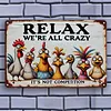 Colorful Cartoon Chickens - Vintage Metal Signs(8*12Inch/12*16Inch) - Chicken