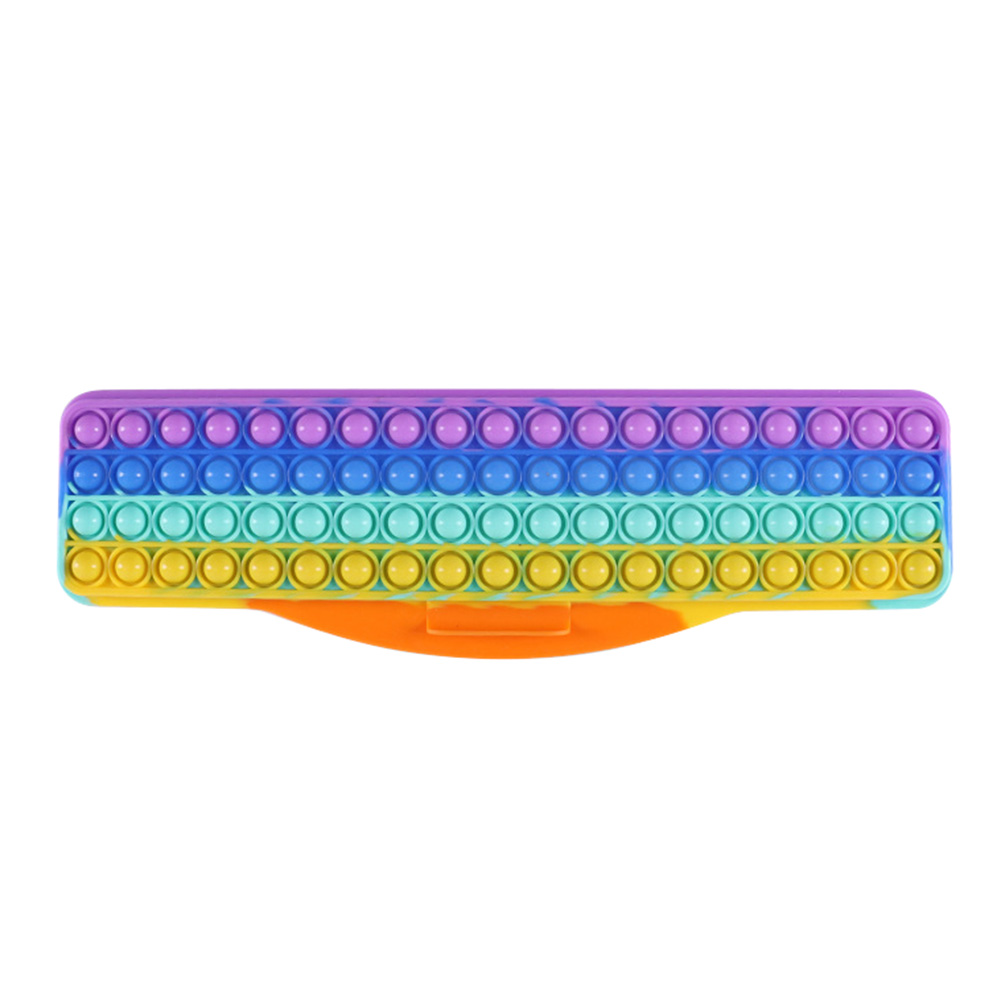 

Rainbow Keyboard Board Push Bubble Sensory Autism Children Anti Stress Toy, 501 Original