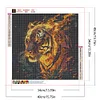 Diamond Painting-5D Full Round Drill Tiger(40*40 CM)