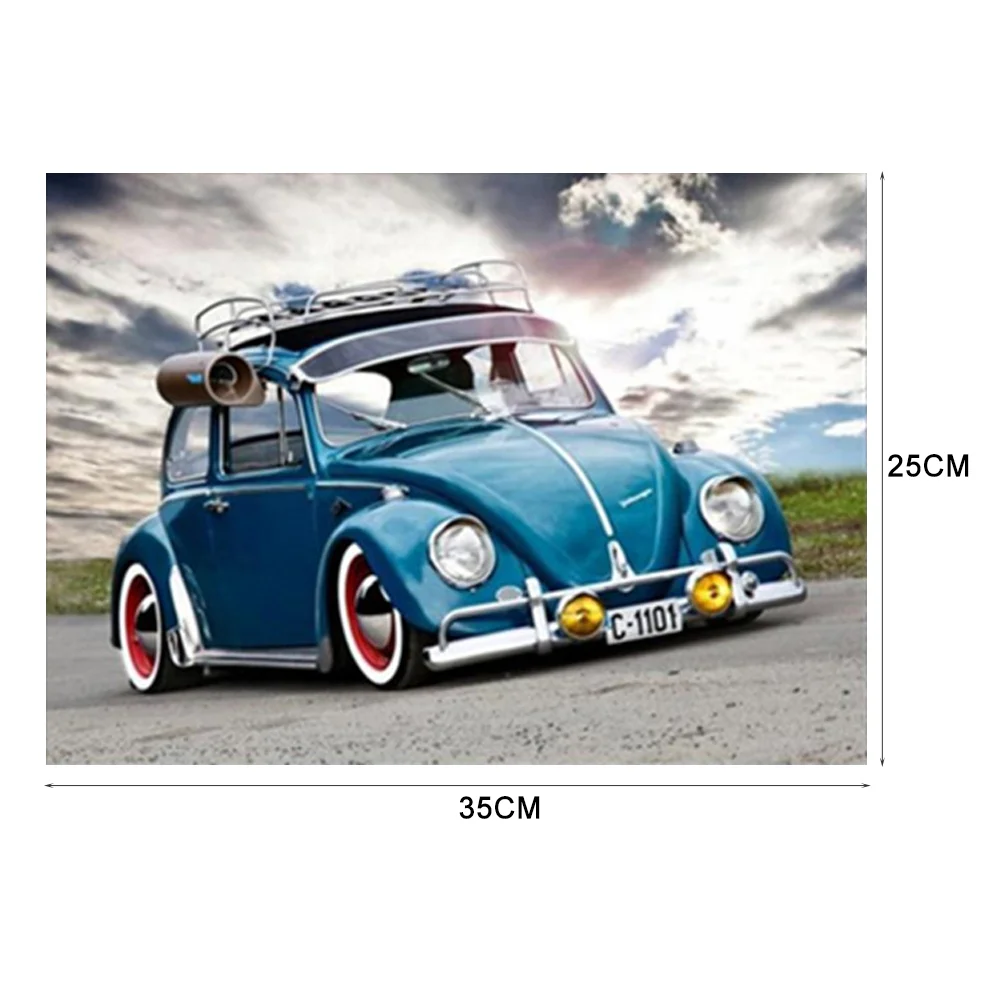 Round Diamond Painting 30*40cm - Car