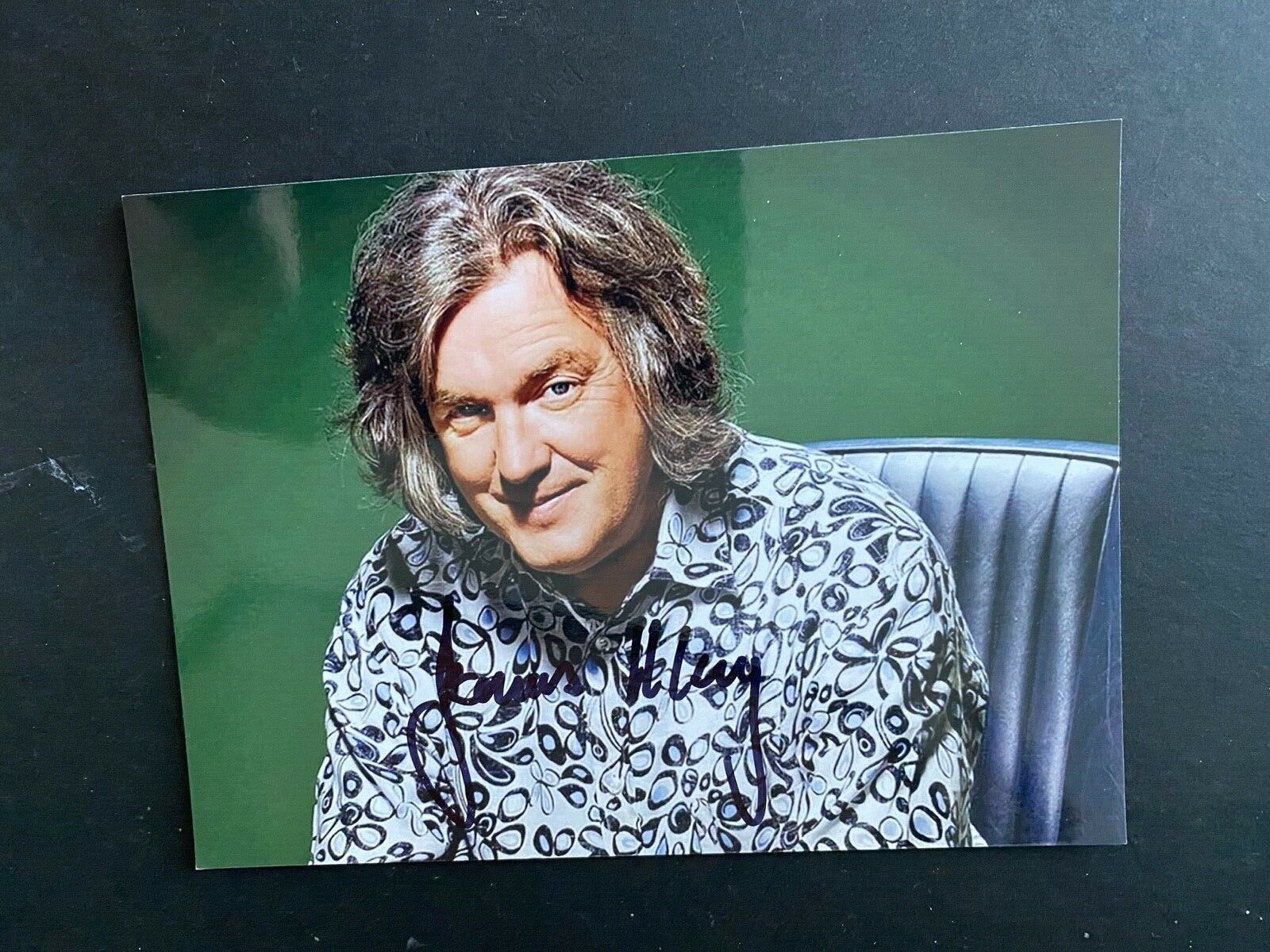 JAMES MAY - TOP GEAR PRESENTER - BRILLIANT SIGNED Photo Poster paintingGRAPH