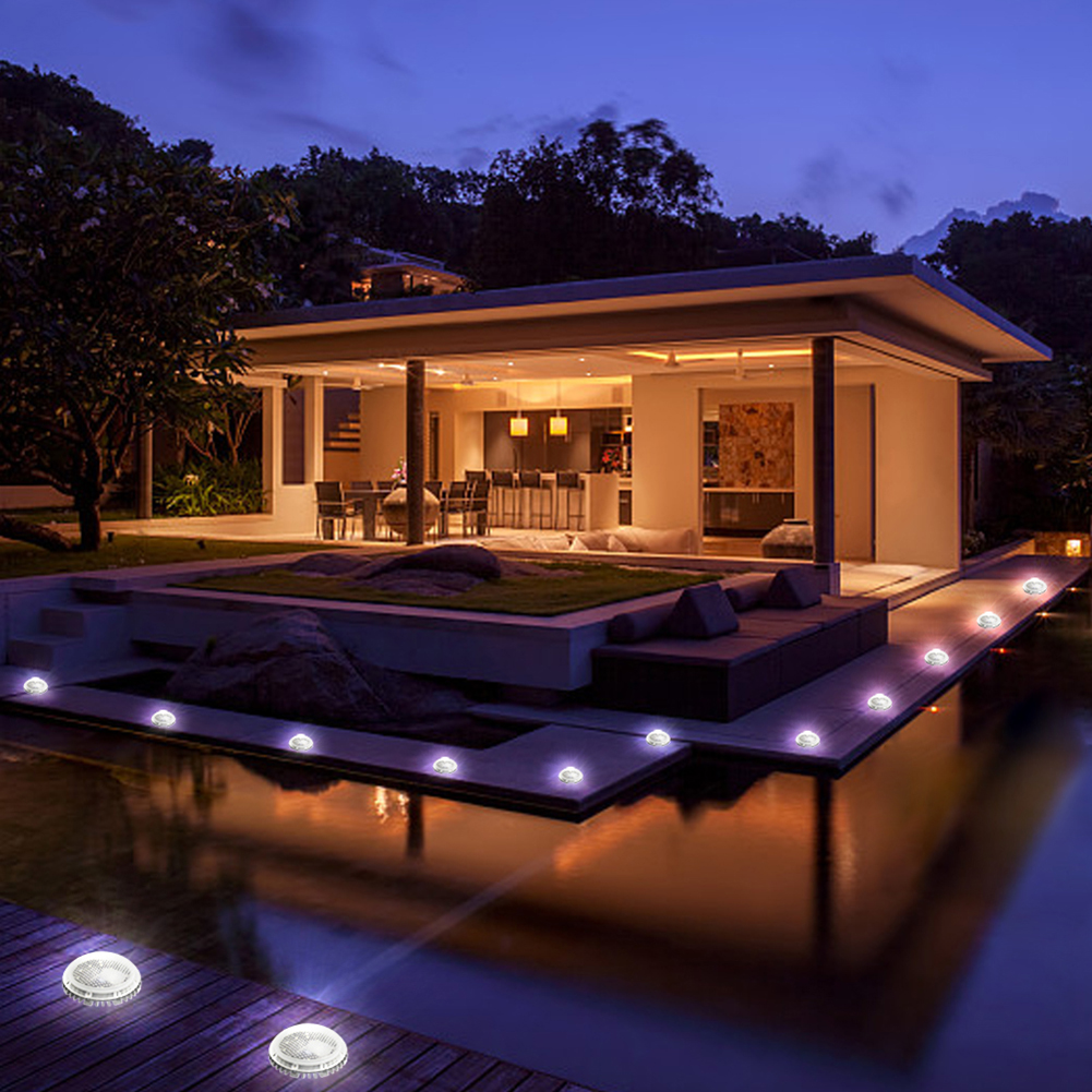 

2X LED Buried Solar Under Ground Waterproof Wall, 501 Original