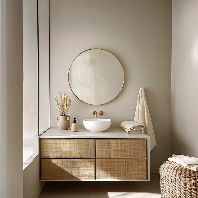 Aria Round Wall Mirror