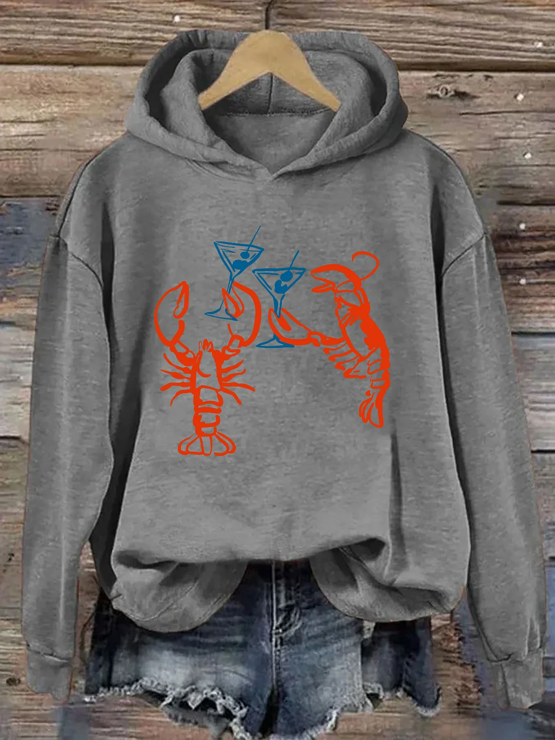 Martini Lobster Hoodie