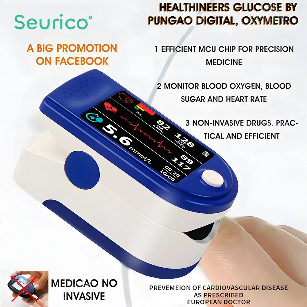 [Official Store]Seurico&trade; Next-Generation Intelligent Multifunctional Non-Invasive Laser Blood Glucose Meter [99.9% Accuracy]