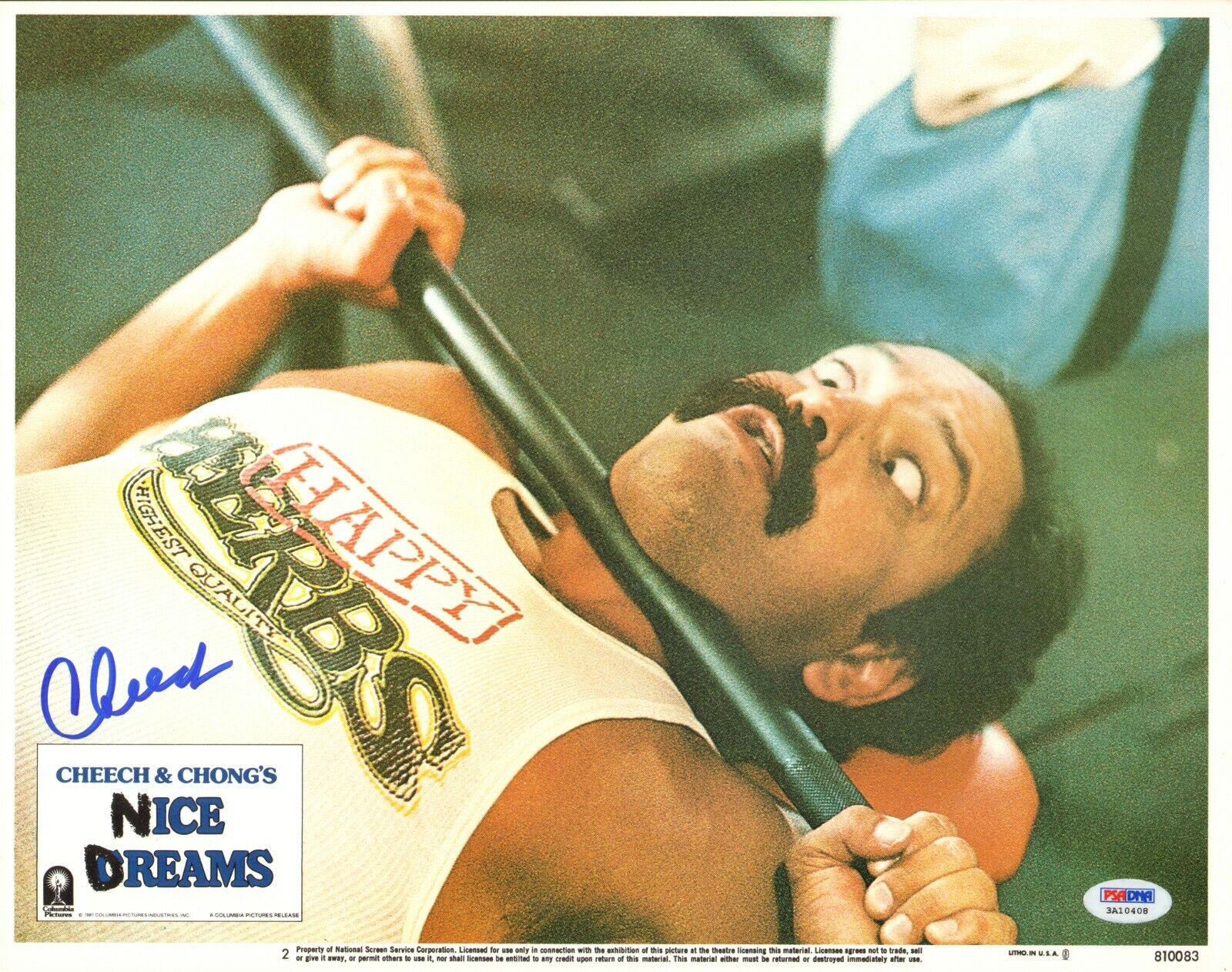 Cheech Marin Signed Original Nice Dreams 11x14 Lobby Card Photo Poster painting PSA/DNA Picture