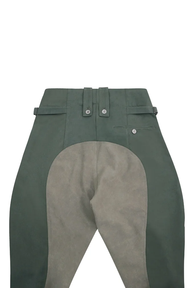   Wehrmacht German M1943 Field Grey Gabardine Mounted Troops Riding Breeches German-Uniform