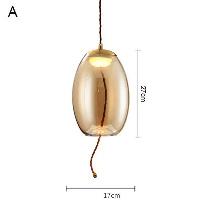 Minimalist Creative Glass LED Chandelier Lighting Designer Lighting For Living Room Coffee bar Model Dining Room Lamp