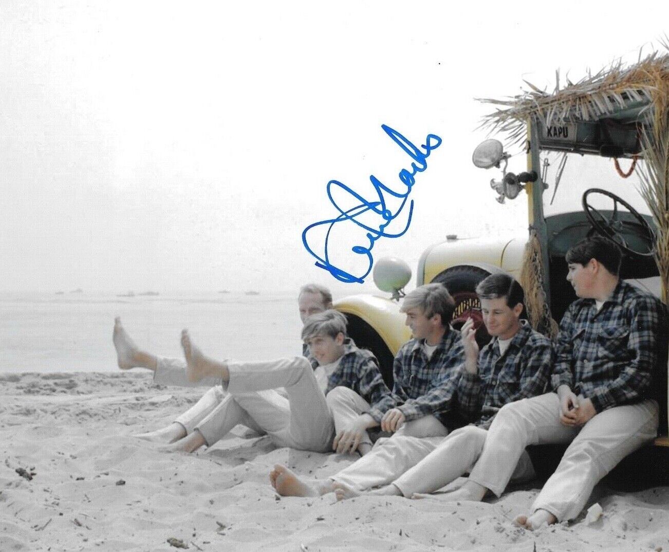 * DAVID MARKS * signed 8x10 Photo Poster painting * THE BEACH BOYS * COA * 1