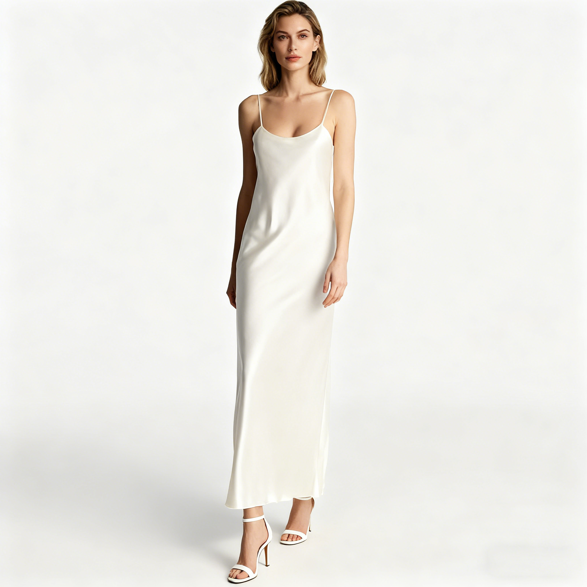Mulberry Silk Bias Cut Dress Sleeveless For Cocktail Party REAL SILK LIFE