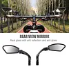 Bicycle Rear View Mirror 360 Rotation Adjustable HD Anti-Shock Glass Lens