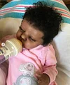 17inch Black African American Reborn Sabela Truly Baby Girl Dolls - RBBI-Myrebornbabydoll® Myrebornbabydoll®