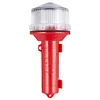 Solar Charging LED Marine Signal Light 3 Colors Flashlight for Marine Navigation