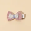 6PCS Delicate Lace Bowknot Hairpins for Baby Girls