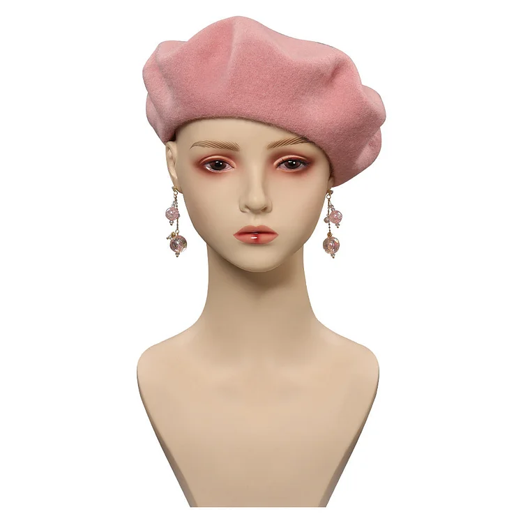 2023 Barbie Margot Robbie Barbie Cosplay Hat Cap Earings Accessories Halloween Carnival Props