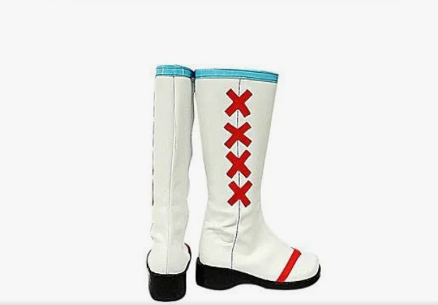 Vocaloid Miku Cosplay Boots White Shoes