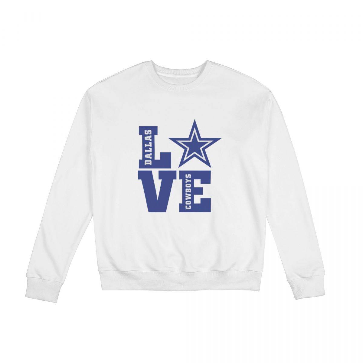 Dallas Cowboys Football Team Long Sleeve Sweatshirt