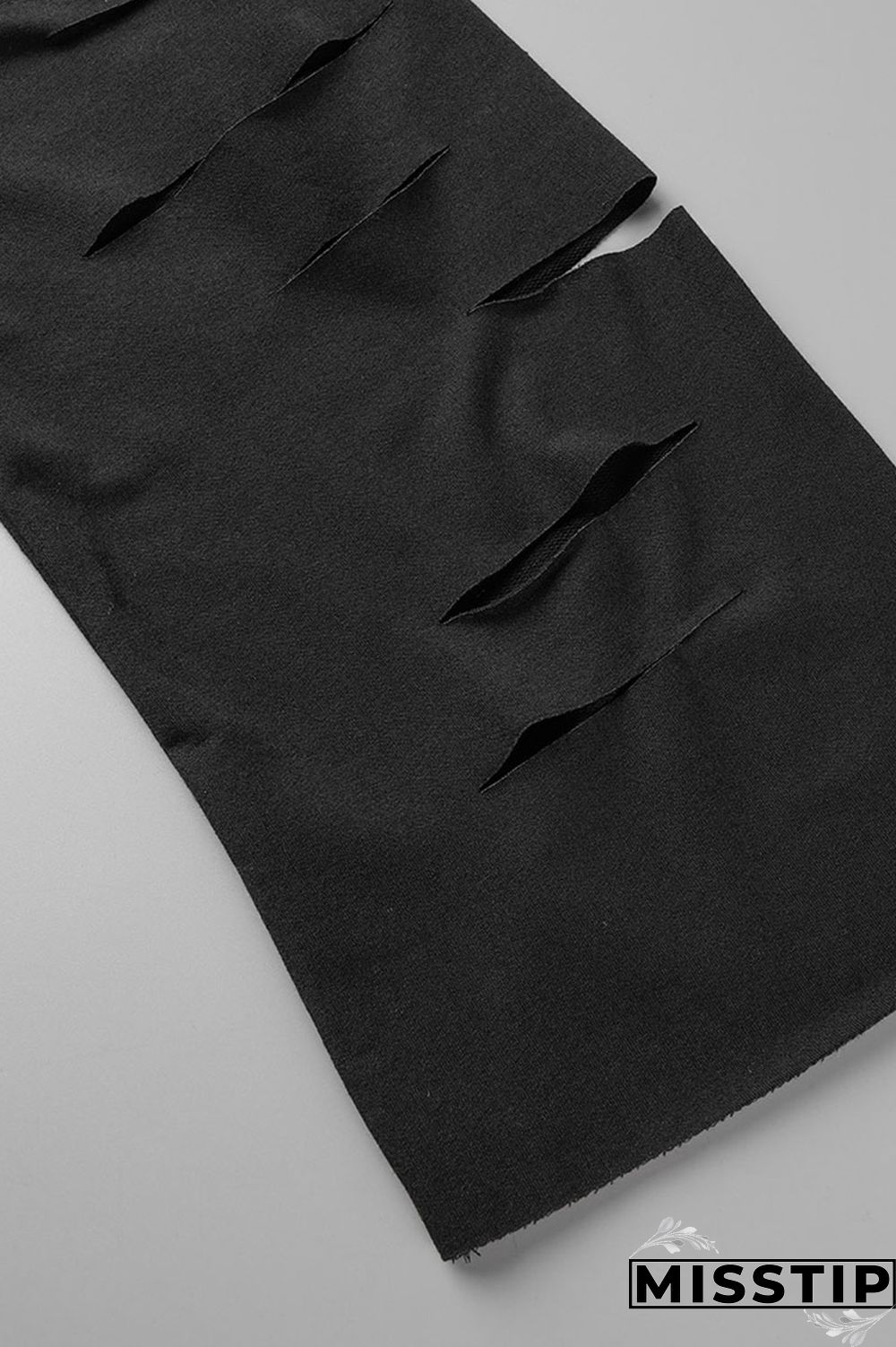 Yellow Casual Street Solid Ripped Hollowed Out Patchwork Oblique Collar Long Sleeve Two Pieces