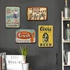 4PCS Beer Station - Metal Tin Signs Set(8*12Inch/12*16Inch) - Bar