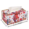 Valentine Gnome Diamond Painting Tissue Box Wood Diamond Art Tissue Storage Box