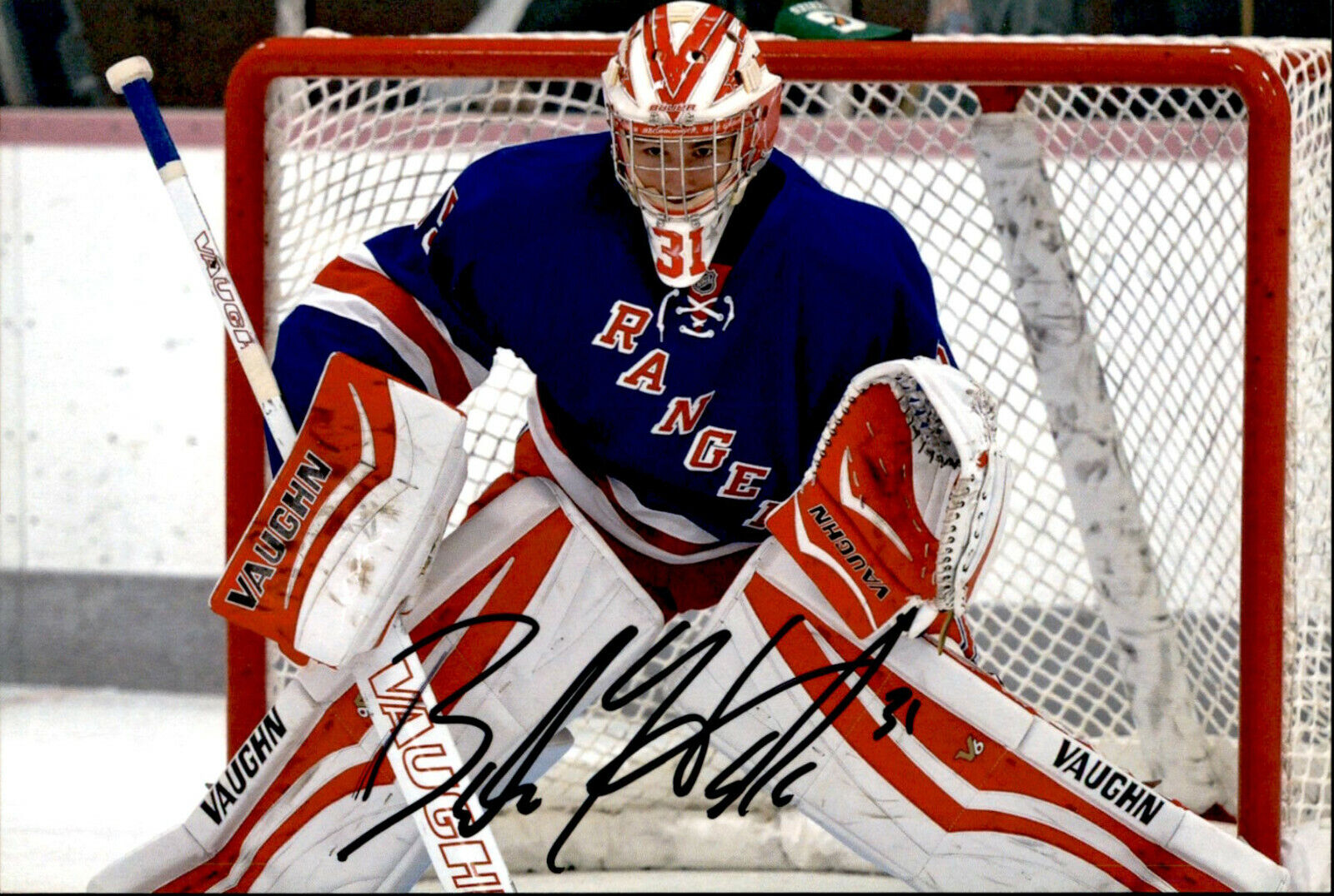 Brandon Halverson SIGNED autographed 4x6 Photo Poster painting NEW YORK RANGERS