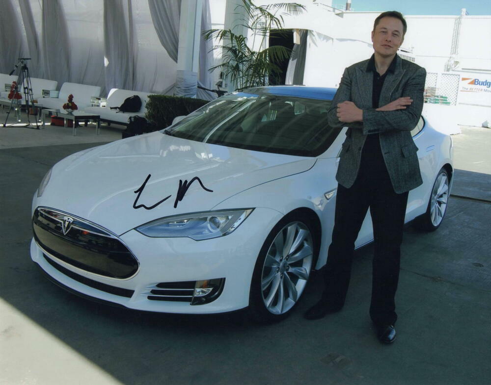 ELON MUSK SIGNED AUTOGRAPH 11X14 Photo Poster painting - SPACEX & TESLA BILLIONAIRE CEO ACOA