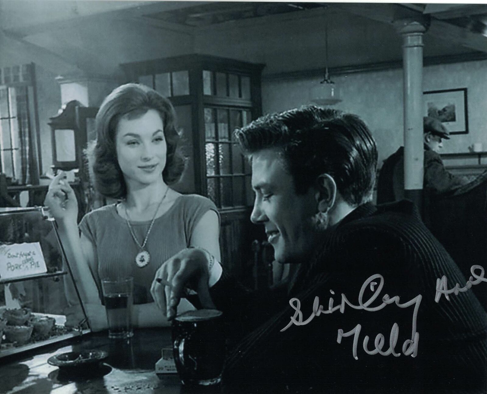 SHIRLEY ANNE FIELD - Saturday Night, Sunday morning, hand signed 10 x 8 Photo Poster painting