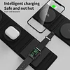 Macaron Ultra-thin Mini Portable Foldable 15W 3 in 1 Wireless Charger Pad Station