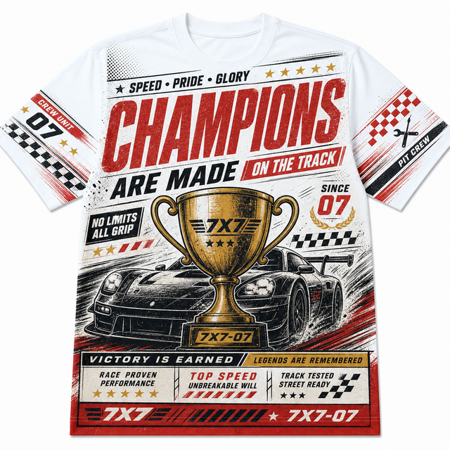 Motorsport Champions Cup Cotton T-Shirt
