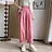 Ohanaparts Summer Women's Wide Leg Pants Thin High Waist Loose Ankle-Length Pants Solid Khaki Cool Capris Casual Harem Pants for Women