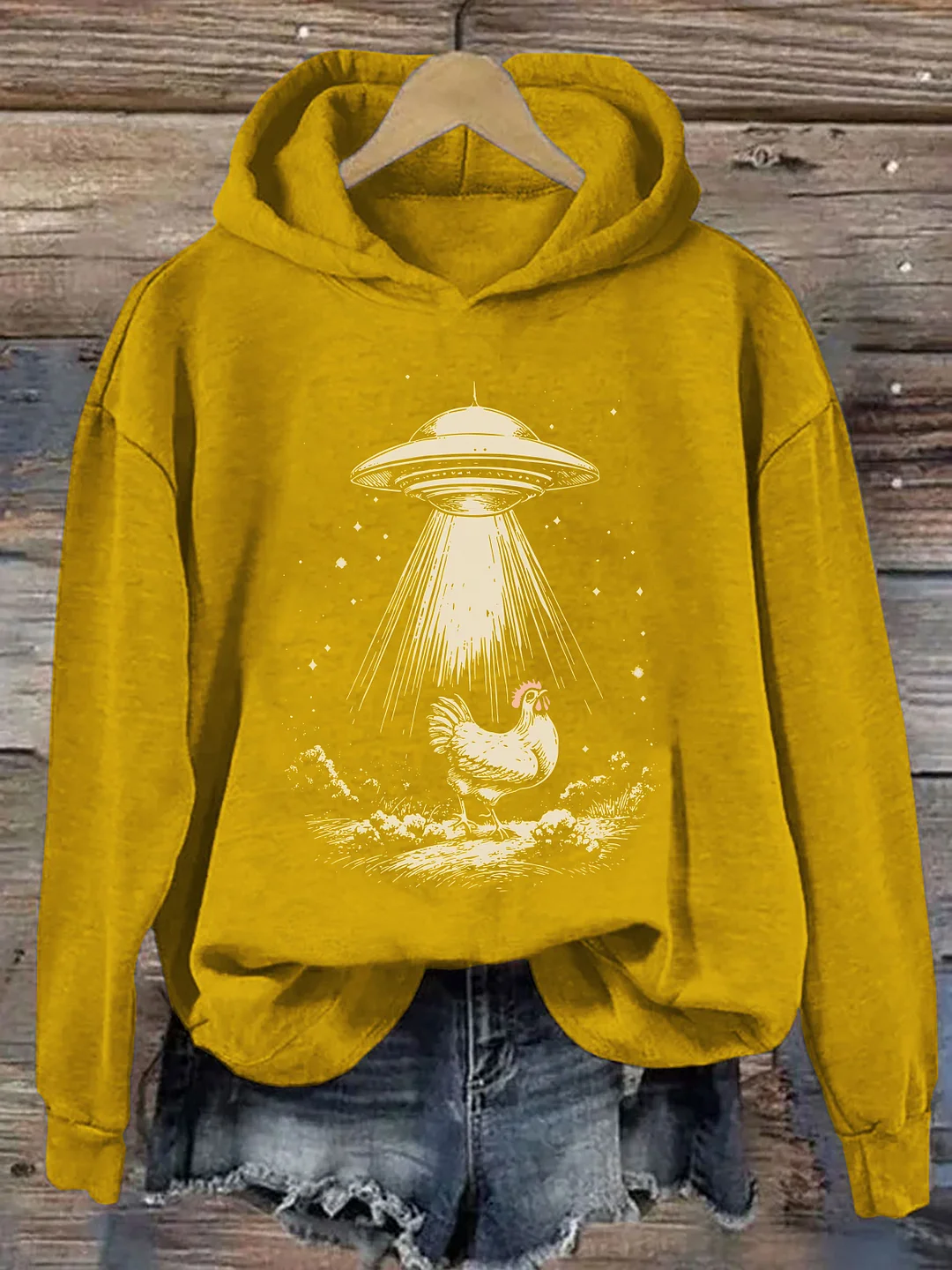Chicken UFO Hoodie