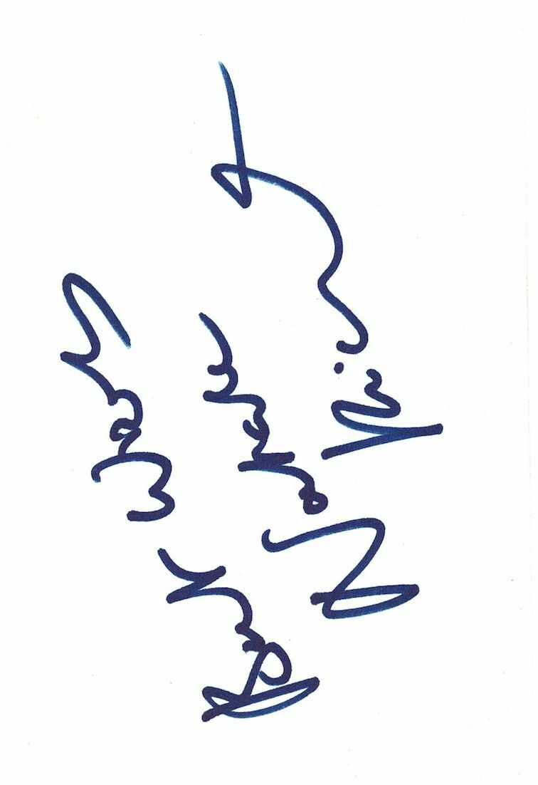 Natasha Richardson signed autographed index card! AMCo! 10938