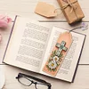 3Pcs Diamond Painting Cross Bouquet Bookmark for Book Lovers