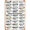 World War II Aircraft - Metal Tin Signs(8*12Inch/12*16Inch) - Garage