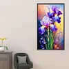 Iris-Peinture diamant foret carr&eacute;-45*75cm (grande taille)