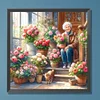 Diamond Painting-DIY Full Round Drill Garden Old Lady