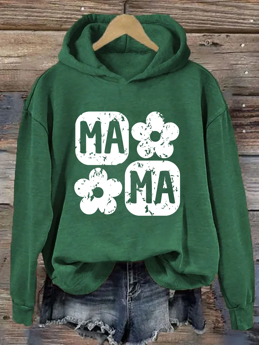 Checker Mama Hoodie
