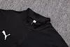 Joyfball 2025/2026 Manchester City Half-Pull Training Suit Black Football Shirt 1:1 Thai Quality