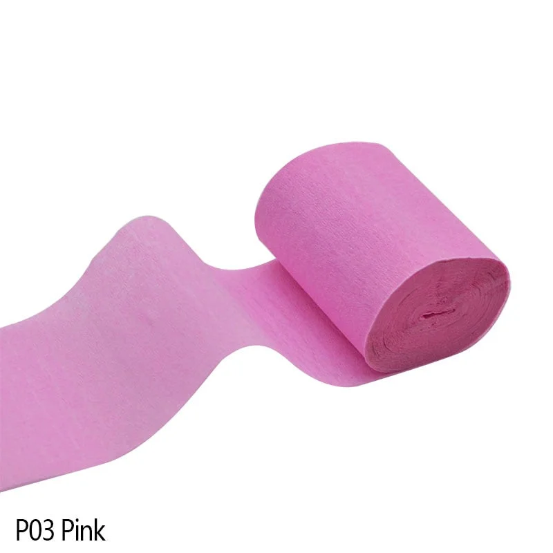 32ft 10m Crepe Paper Streamers DIY Paper Garland Photography Backdrops For Wedding Birthday Party Baby Shower Venue Decoration